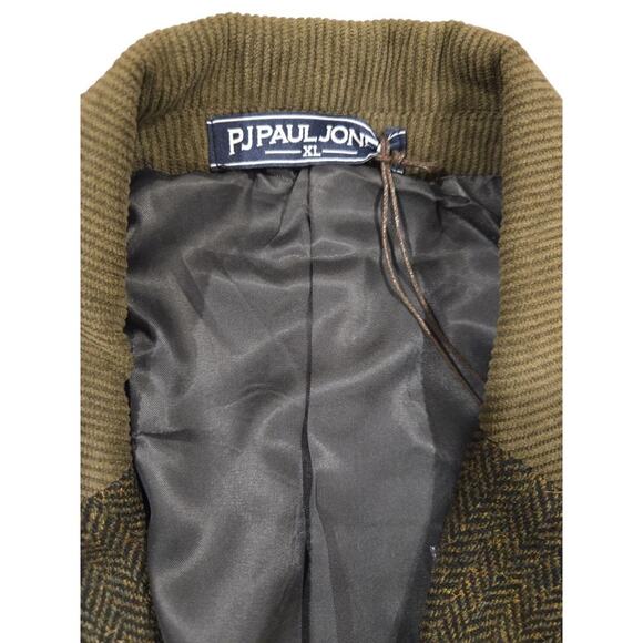 NWT PJ Paul Jones Men's Herringbone Blazer  Tweed Wool Blend Sports Coat Jacket - Picture 7 of 10
